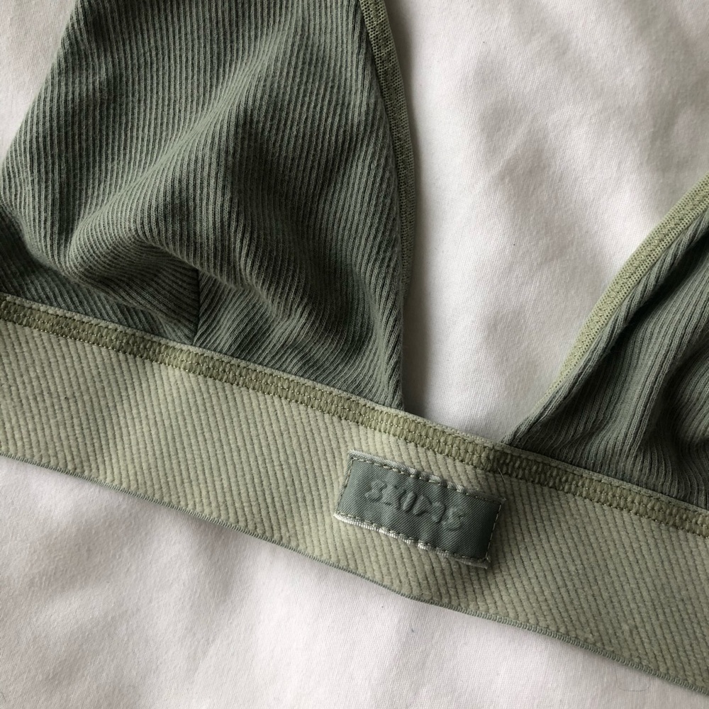 Skims cotton plunge bralette Sold out